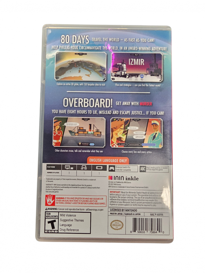 80 DAYS  and Overboard! - Nintendo Switch (NS)