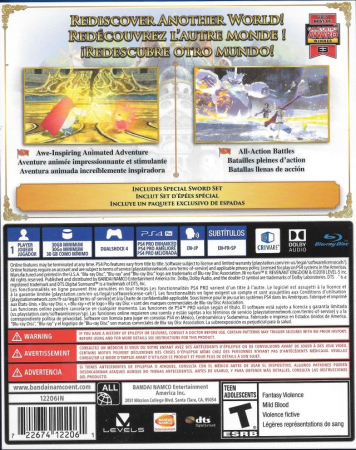 Ni no Kuni II: Revenant Kingdom [Day One Edition] – PlayStation 4 (PS4)