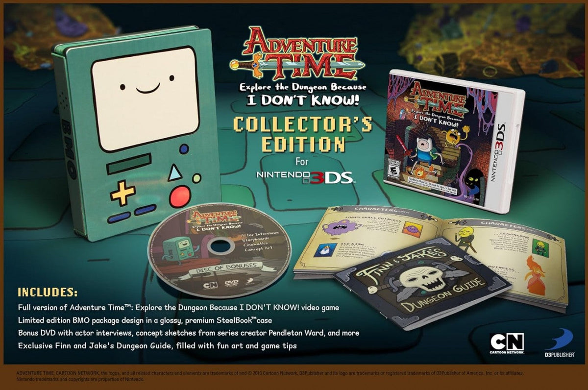 Adventure Time: Explore the Dungeon Because I Don't Know [Collector's Edition] – Nintendo 3DS (3DS)