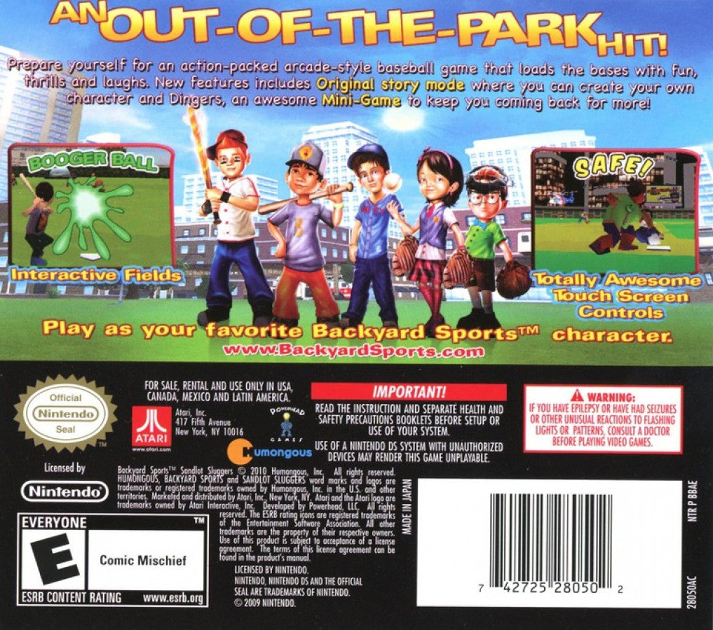 Backyard Sports: Sandlot Sluggers – Nintendo DS (DS)