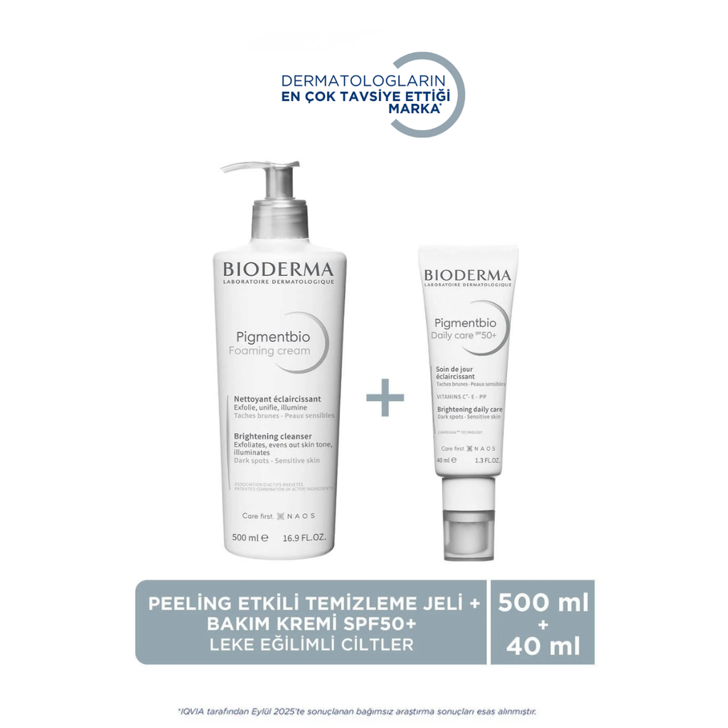 Bioderma Pigmentbio Brightening Cleanser & SPF 50+ Set 540ml