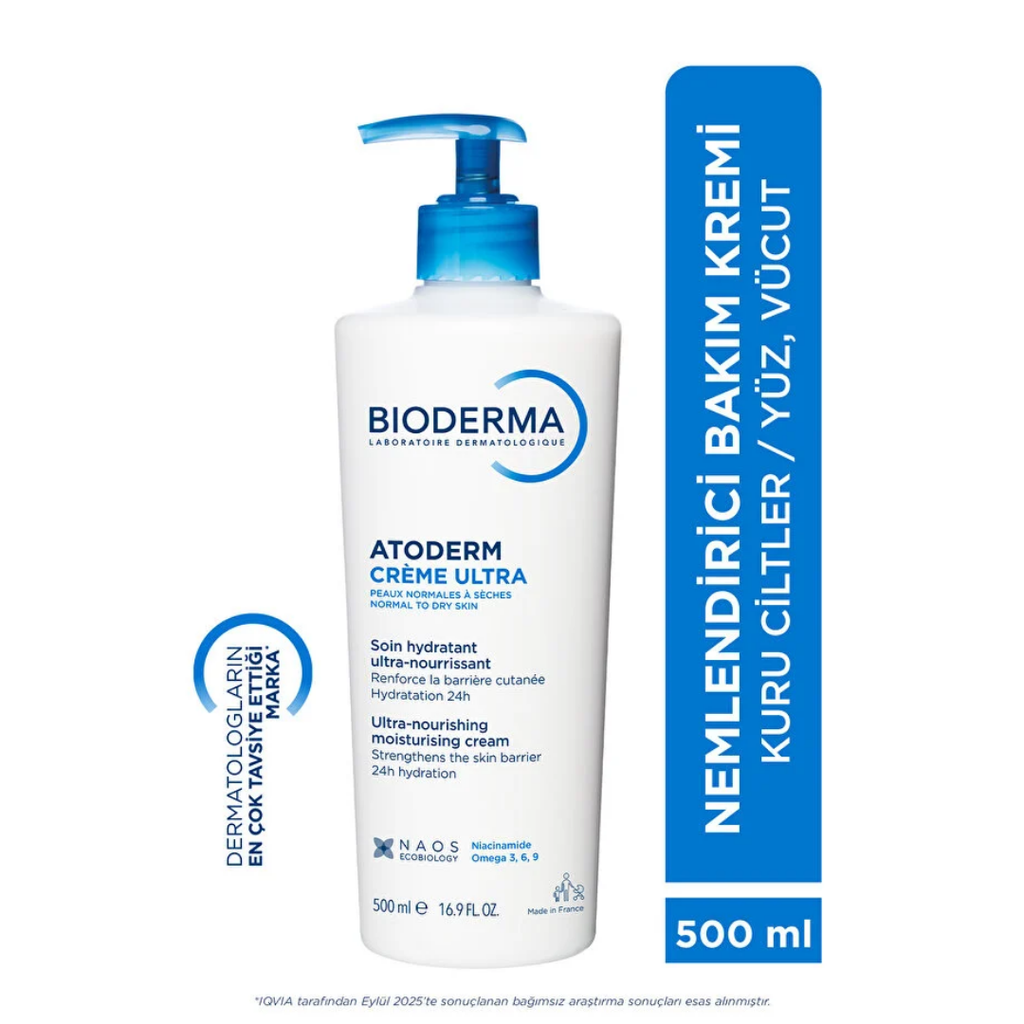 Bioderma Sensibio Foaming Gel & Atoderm Cream Duo Set 500ml