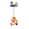 Birdlife Acrylic Spiral Pendulum Bird Toy for Active Play