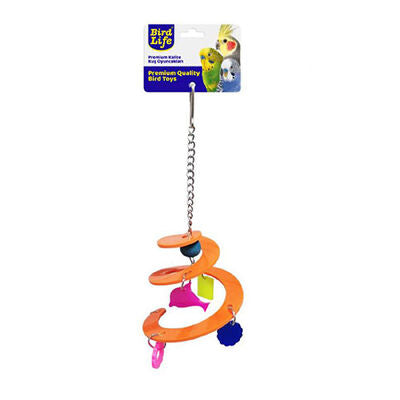 Birdlife Acrylic Spiral Pendulum Bird Toy for Active Play