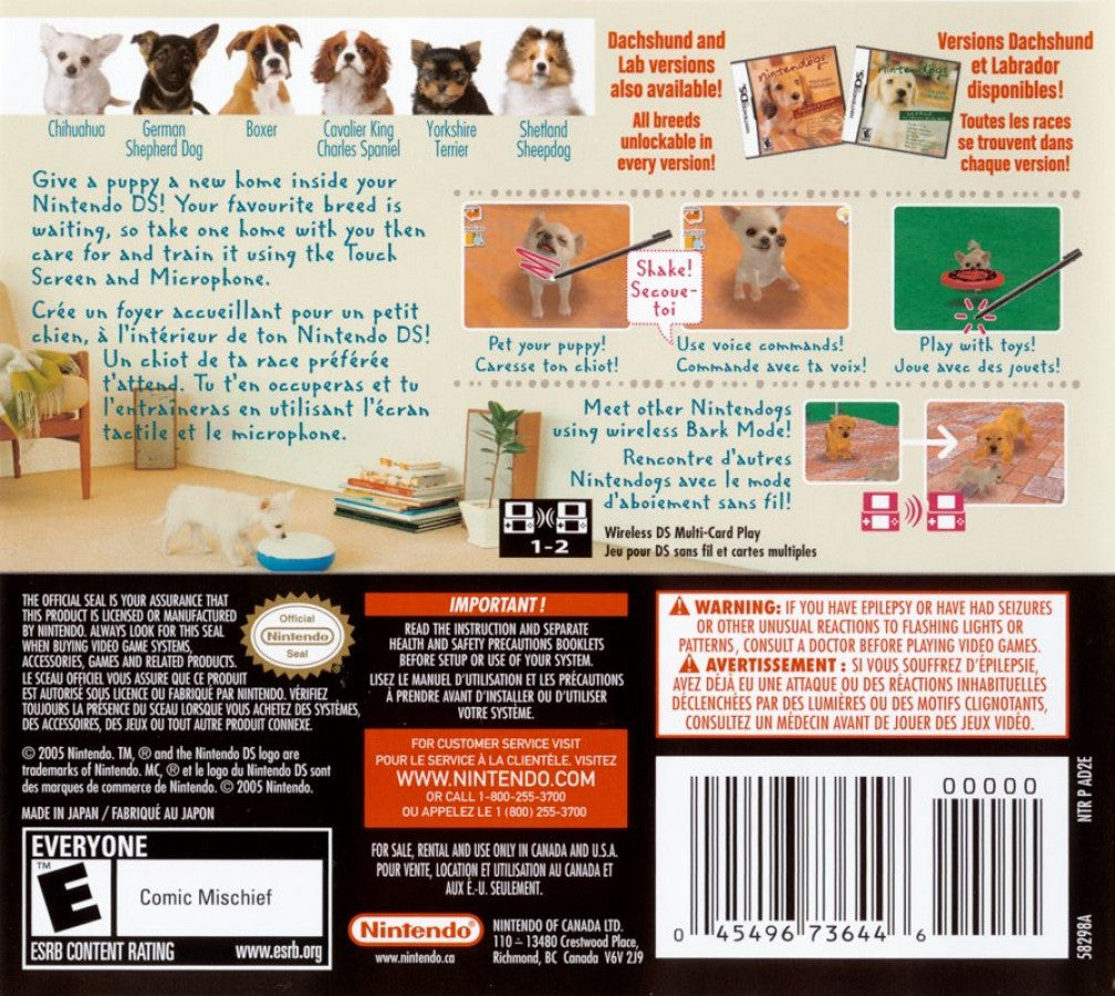 Nintendogs: Chihuahua and Friends – Nintendo DS (DS)