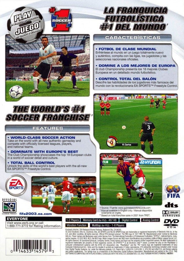 FIFA Soccer 2003 – PlayStation 2 (PS2)