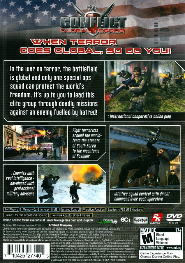 Conflict: Global Terror – PlayStation 2 (PS2)
