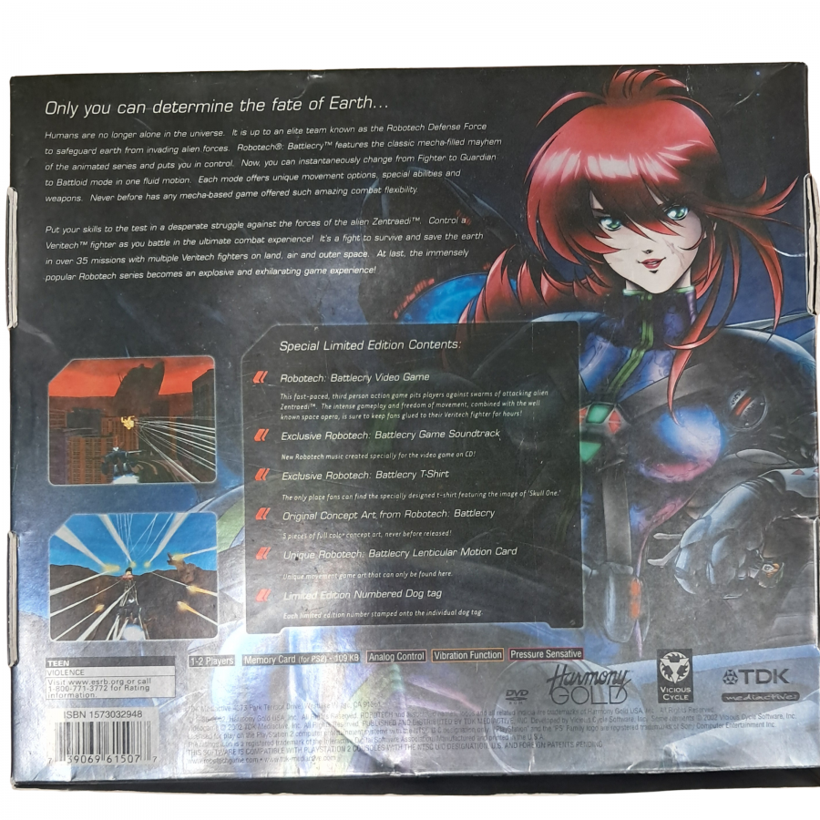 Robotech Battlecry Limited Edition [CIB] – PlayStation 2 (PS2)
