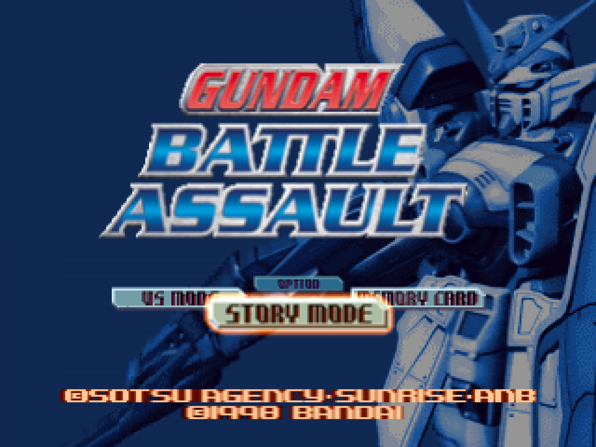 Gundam: Battle Assault – PlayStation 1 (PS1)