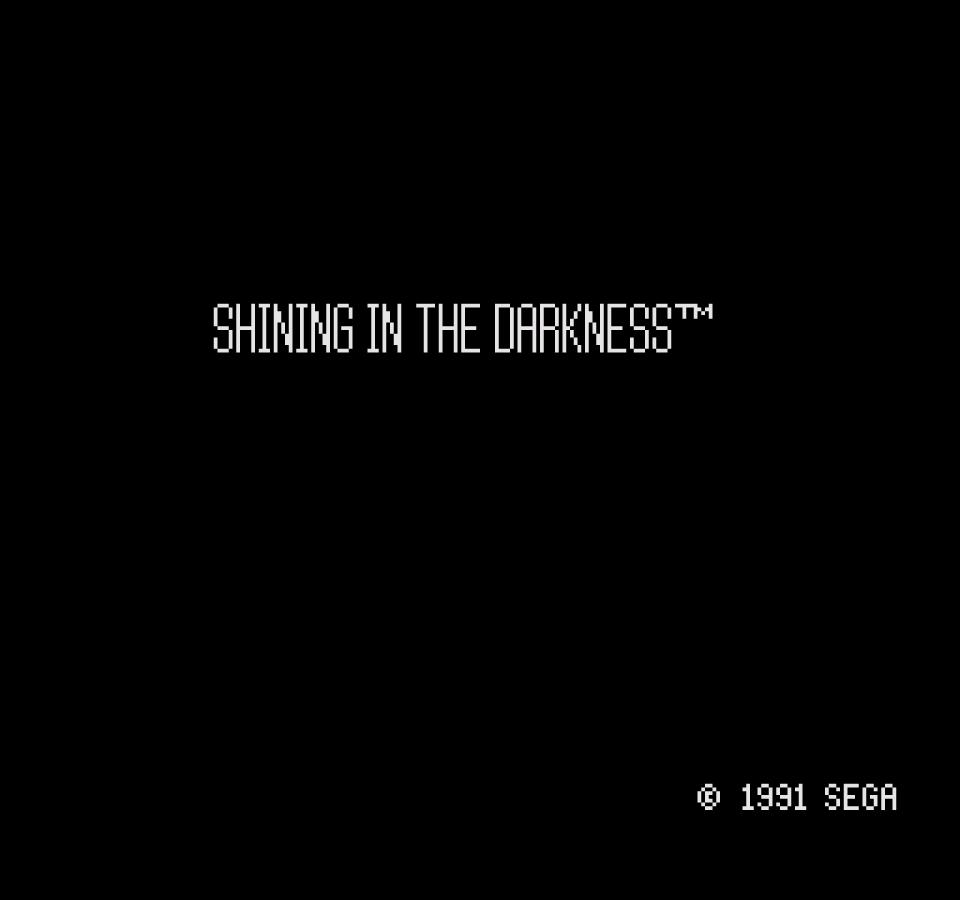 Shining in the Darkness – Sega Genesis (GEN)