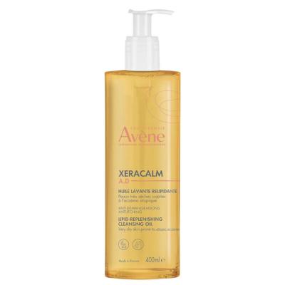 Avene XeraCalm A D Huile Lavante Cleansing Oil for Sensitive Skin - Gentle, Fragrance-Free, Soothing Relief for Eczema & Psoriasis - Suitable for Babies, Children & Adults