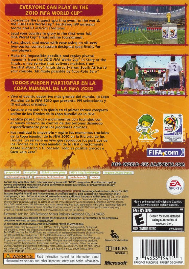 2010 FIFA World Cup South Africa – Xbox 360 (X360)