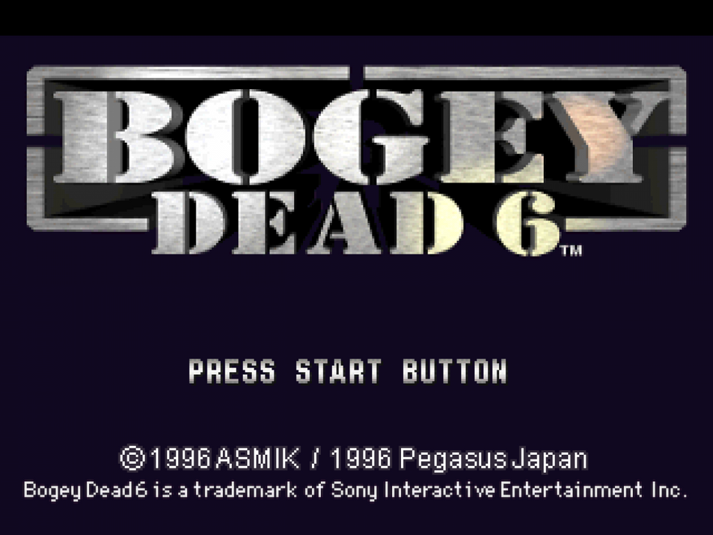 Bogey Dead 6 – PlayStation 1 (PS1)