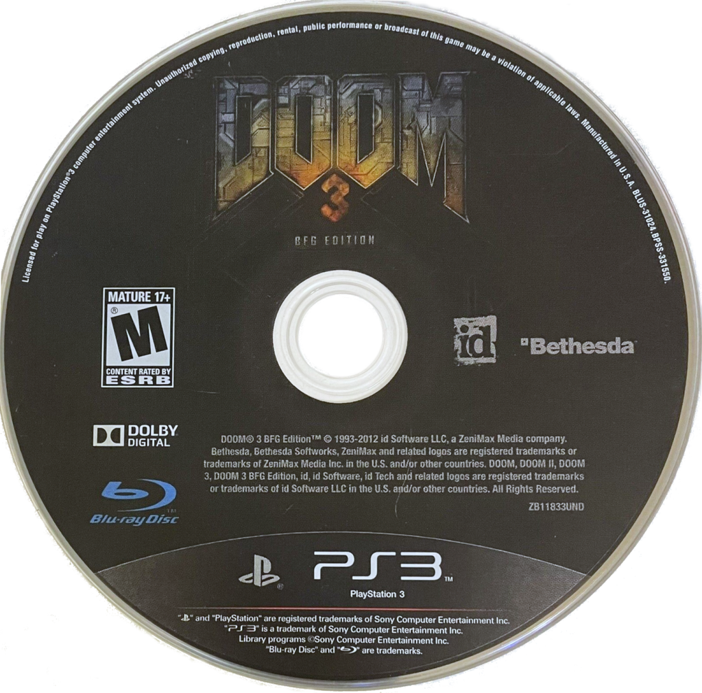 Doom 3 [BFG Edition] – PlayStation 3 (PS3)
