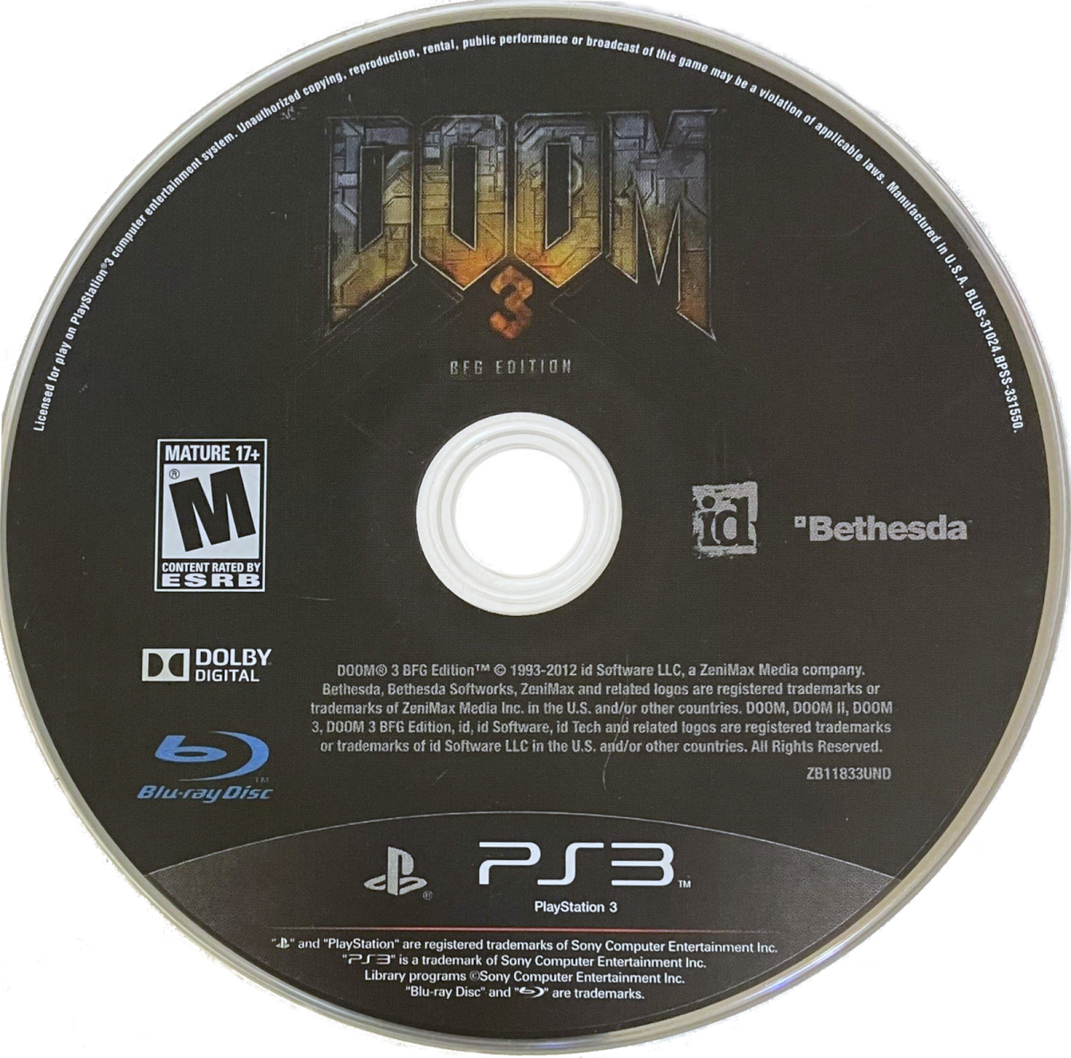 Doom 3 [BFG Edition] – PlayStation 3 (PS3)