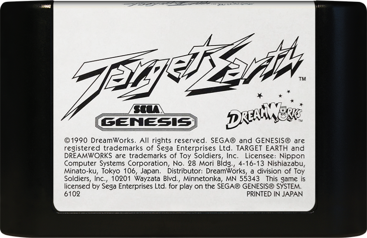 Target Earth – Sega Genesis (GEN)