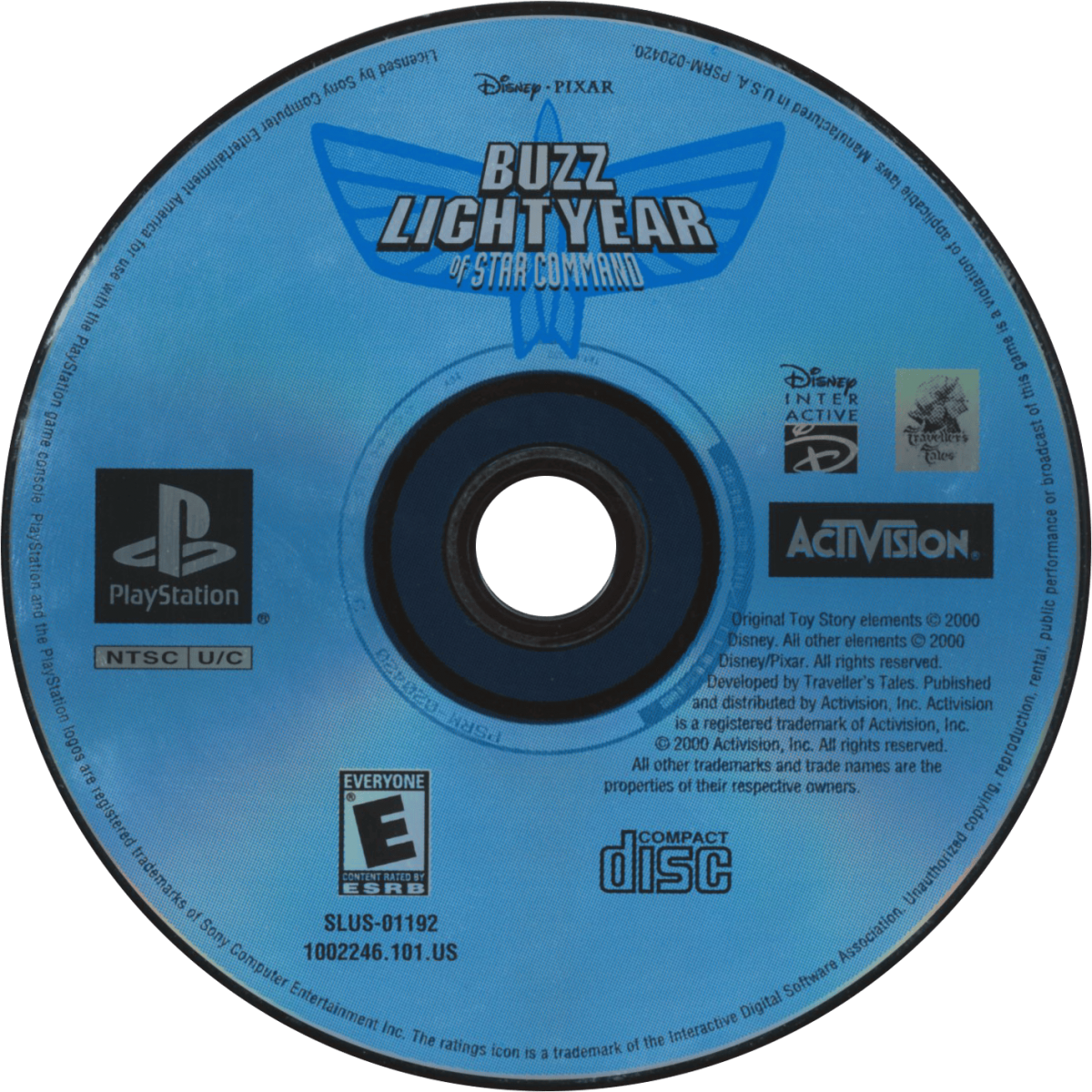 Disney Pixar Buzz Lightyear of Star Command – PlayStation 1 (PS1)