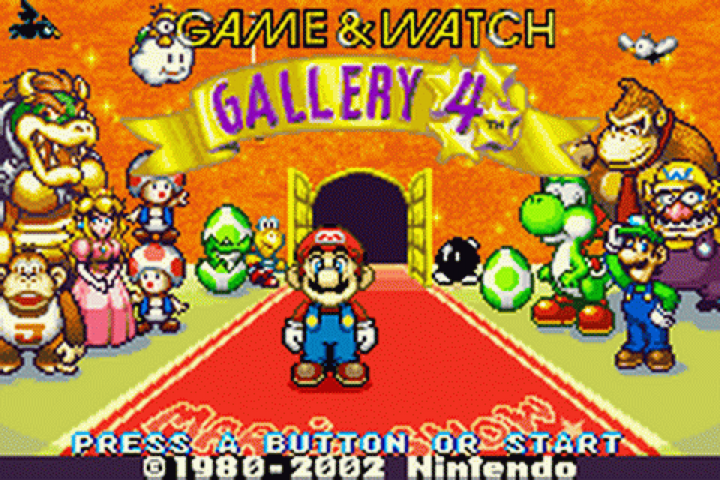 Game and Watch Gallery 4 – Game Boy Advance (GBA)