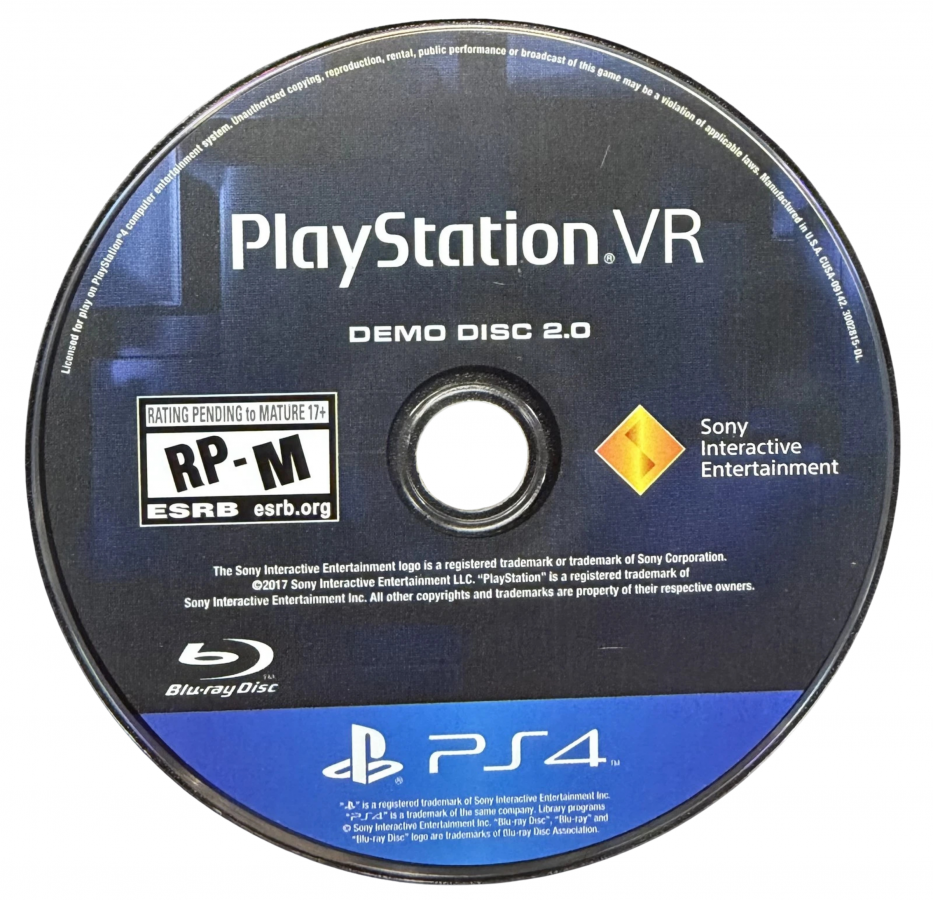 Playstation VR Demo Disc – PlayStation 4 (PS4)