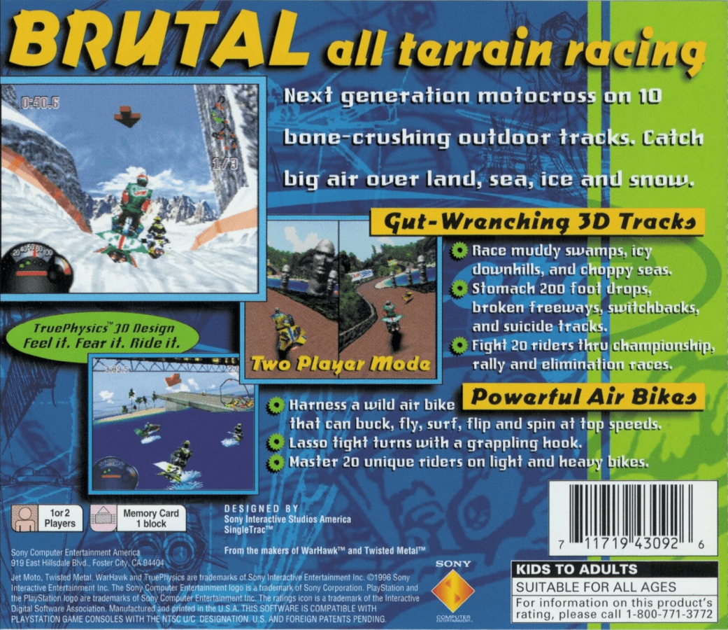 Jet Moto – PlayStation 1 (PS1)
