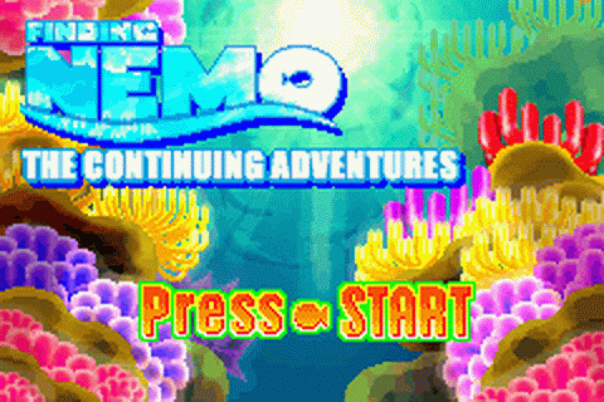 Disney Pixar Finding Nemo: The Continuing Adventures – Game Boy Advance (GBA)