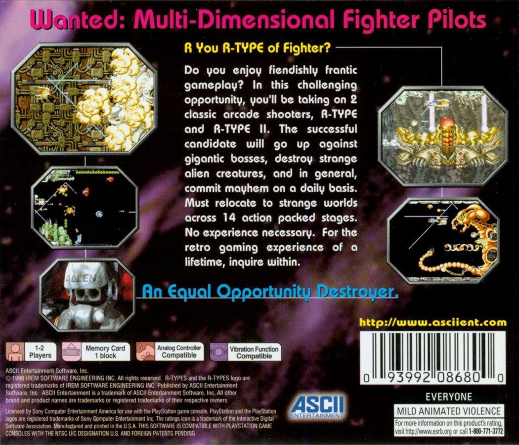 R-Types – PlayStation 1 (PS1)