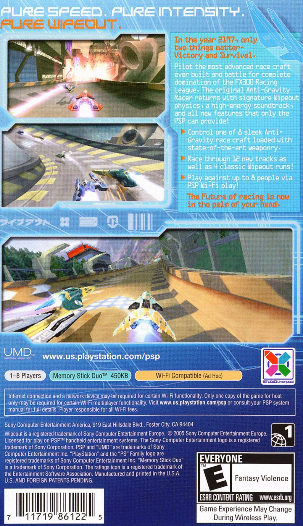 Wipeout Pure  – PlayStation Portable (PSP)