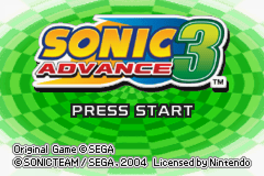 Sonic Advance 3 – Game Boy Advance (GBA)