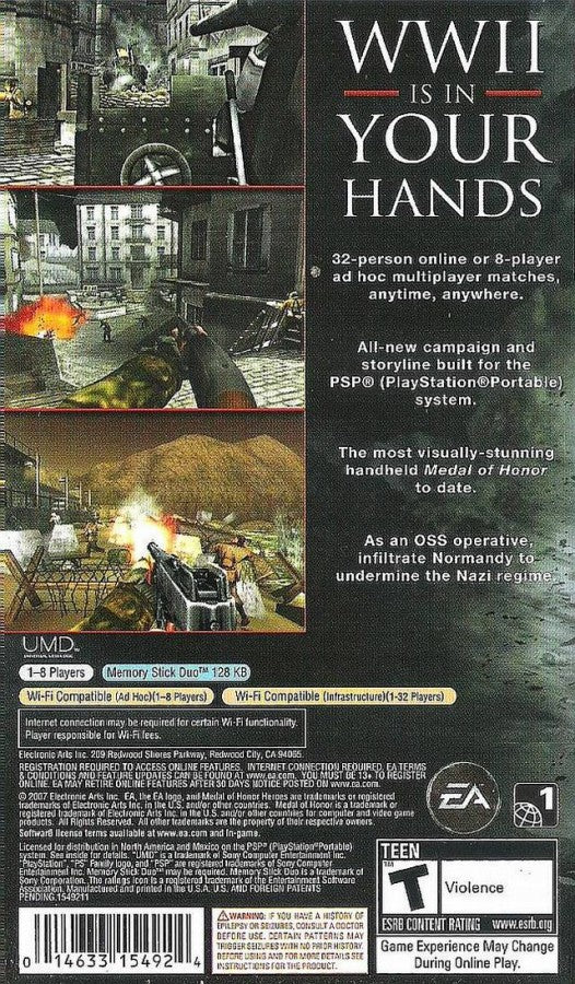 Medal of Honor: Heroes 2 [Greatest Hits] – PlayStation Portable (PSP)