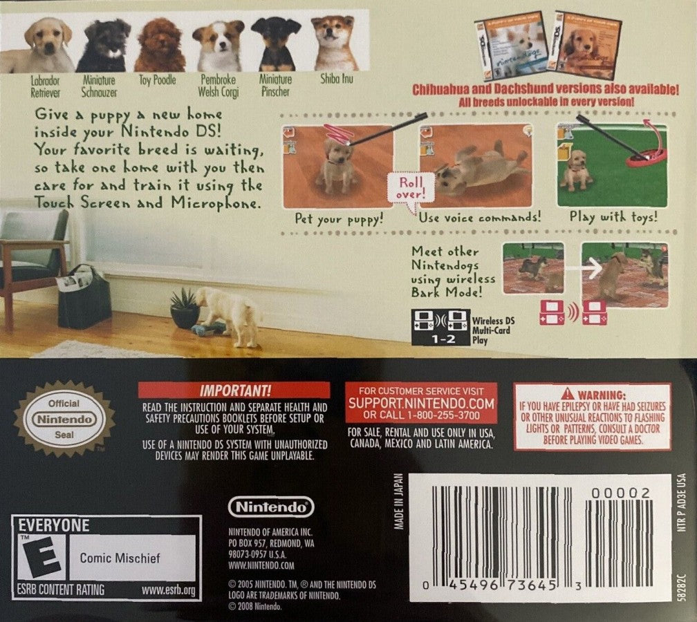 Nintendogs: Lab and Friends – Nintendo DS (DS)