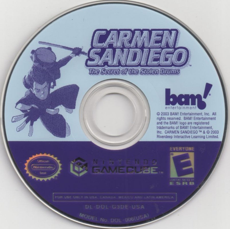 Carmen Sandiego: The Secret of the Stolen Drums – GameCube (GC)
