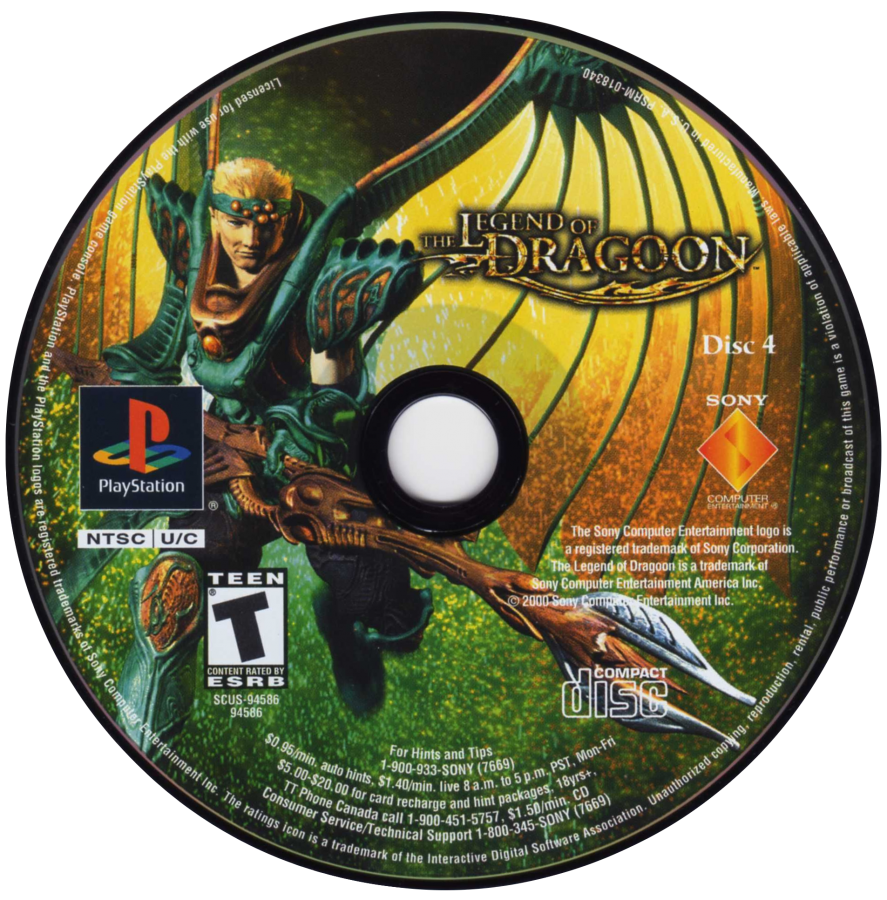 Legend of Dragoon – PlayStation 1 (PS1)