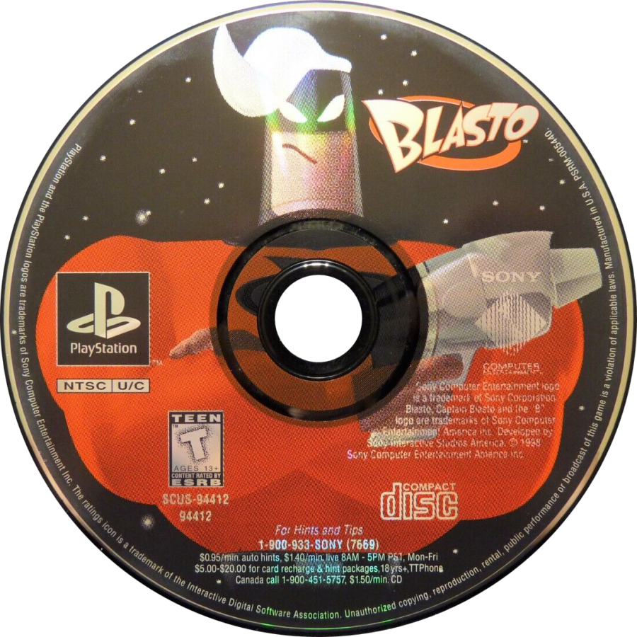 Blasto – PlayStation 1 (PS1)
