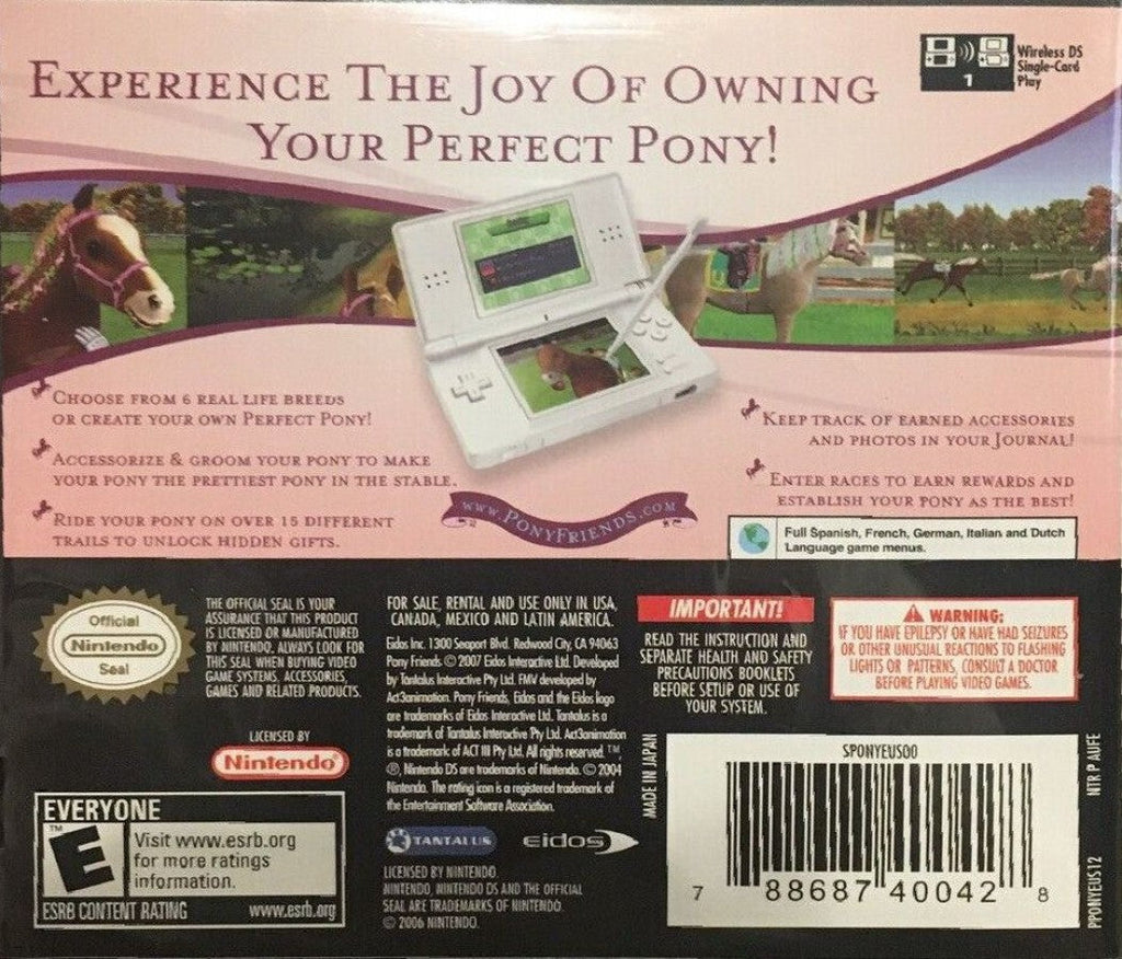 Pony Friends – Nintendo DS (DS)