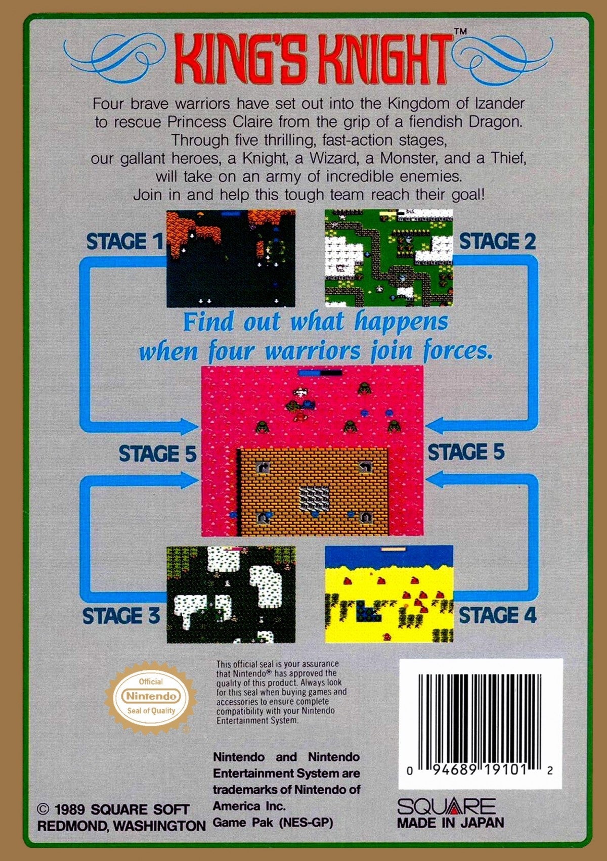 King's Knight – Nintendo Entertainment System (NES)
