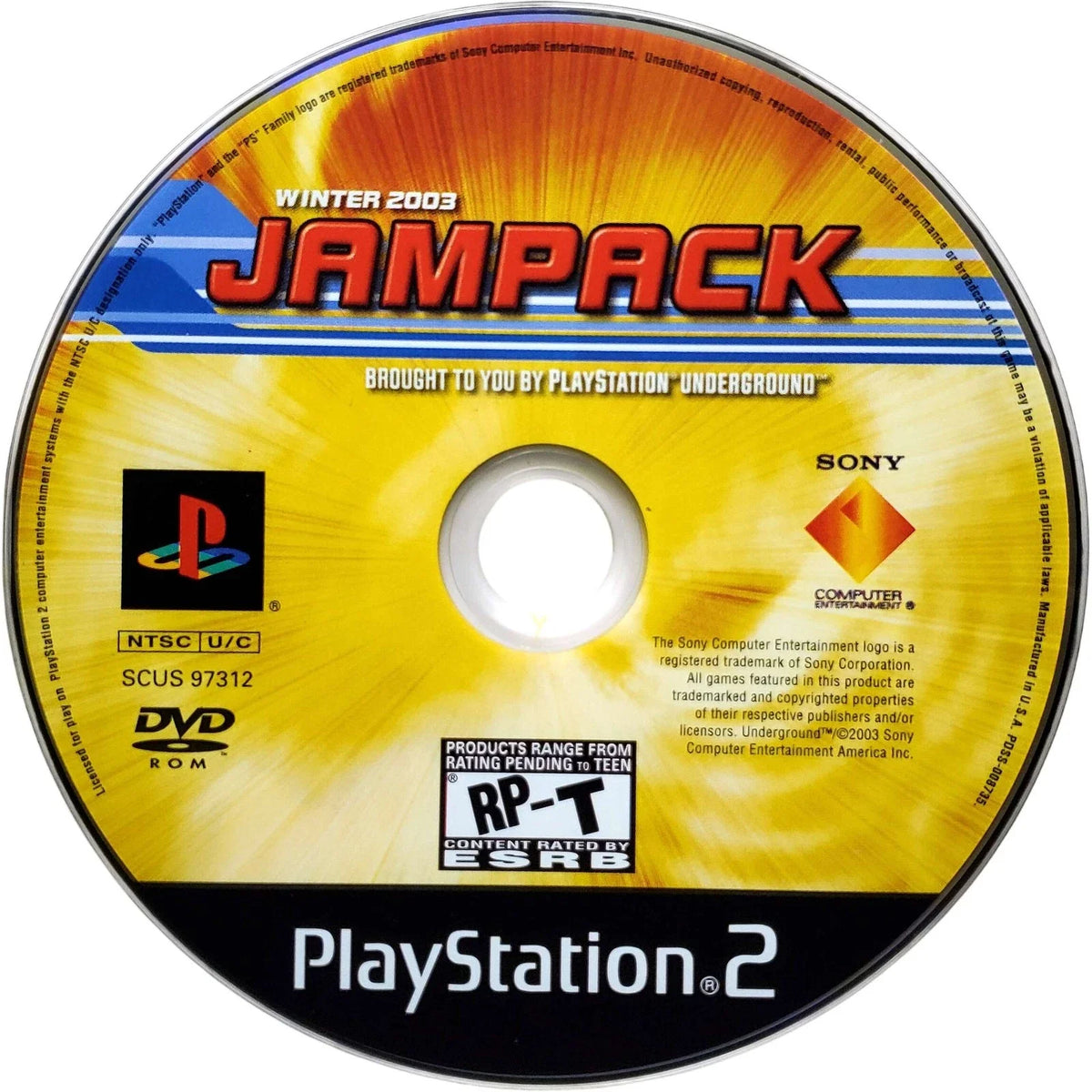 PlayStation Underground Jampack: Winter 2003 – PlayStation 2 (PS2)