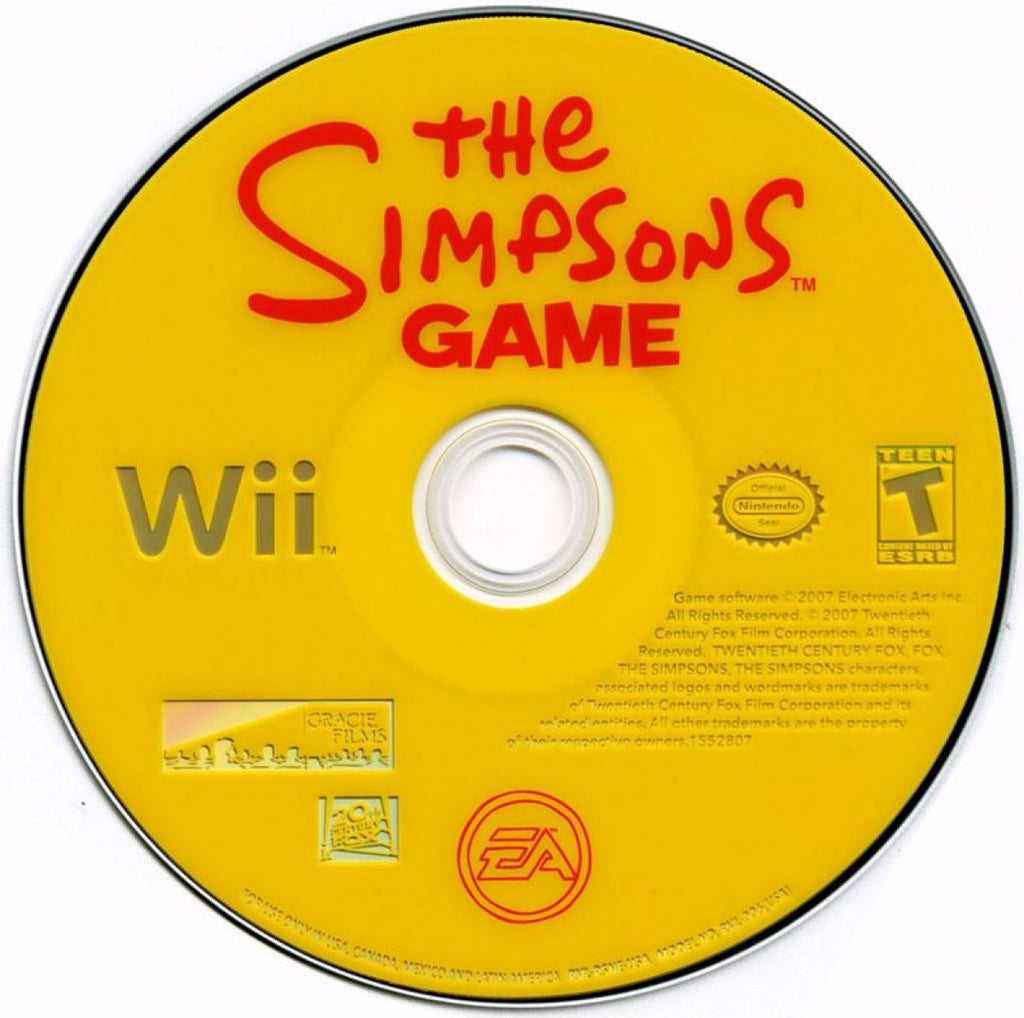 The Simpsons Game – Nintendo Wii (Wii)