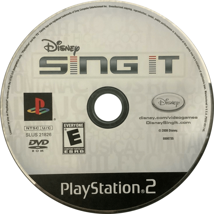 Disney Sing It – PlayStation 2 (PS2)