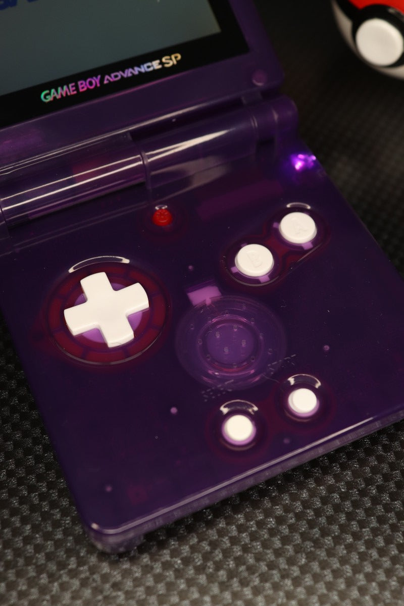 Game Boy Advance SP (GBA SP) [Custom Gengar Shell] – Game Boy Advance SP (GBA SP)