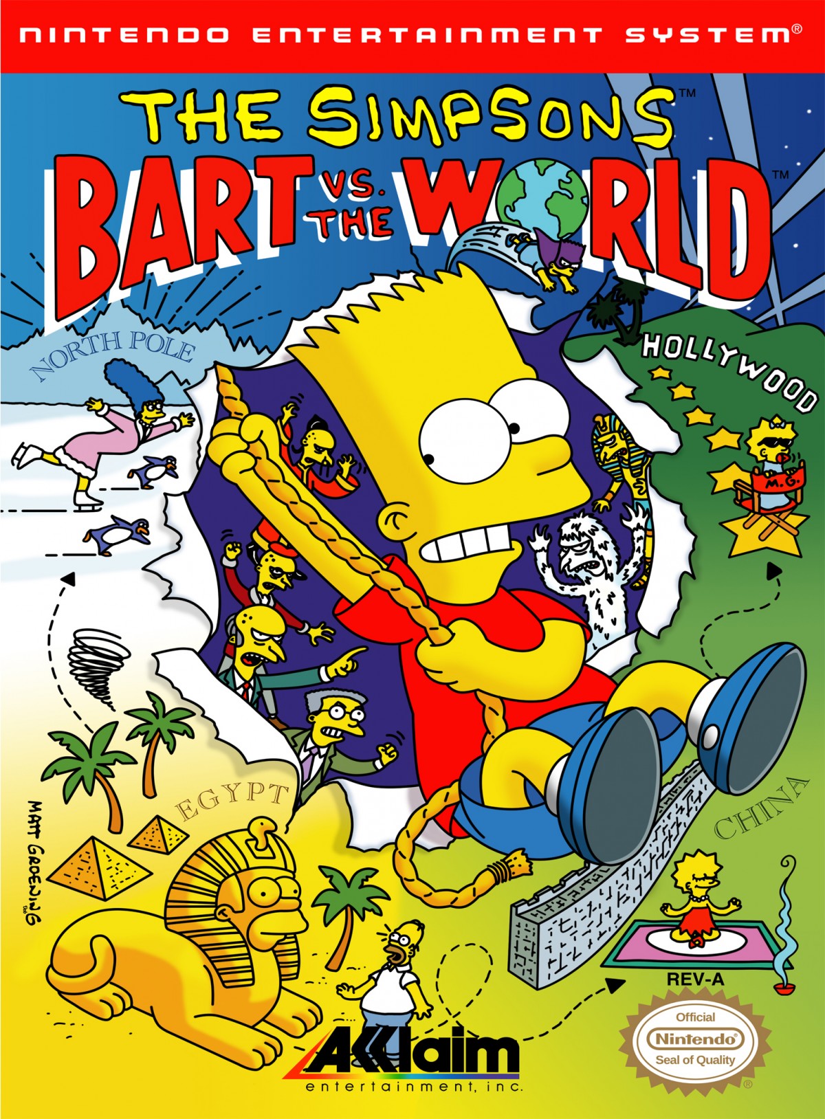 The Simpsons: Bart vs the World – Nintendo Entertainment System (NES)