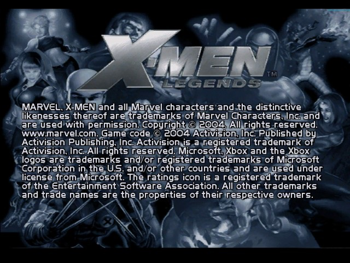 X-Men Legends – Xbox (XBOX)