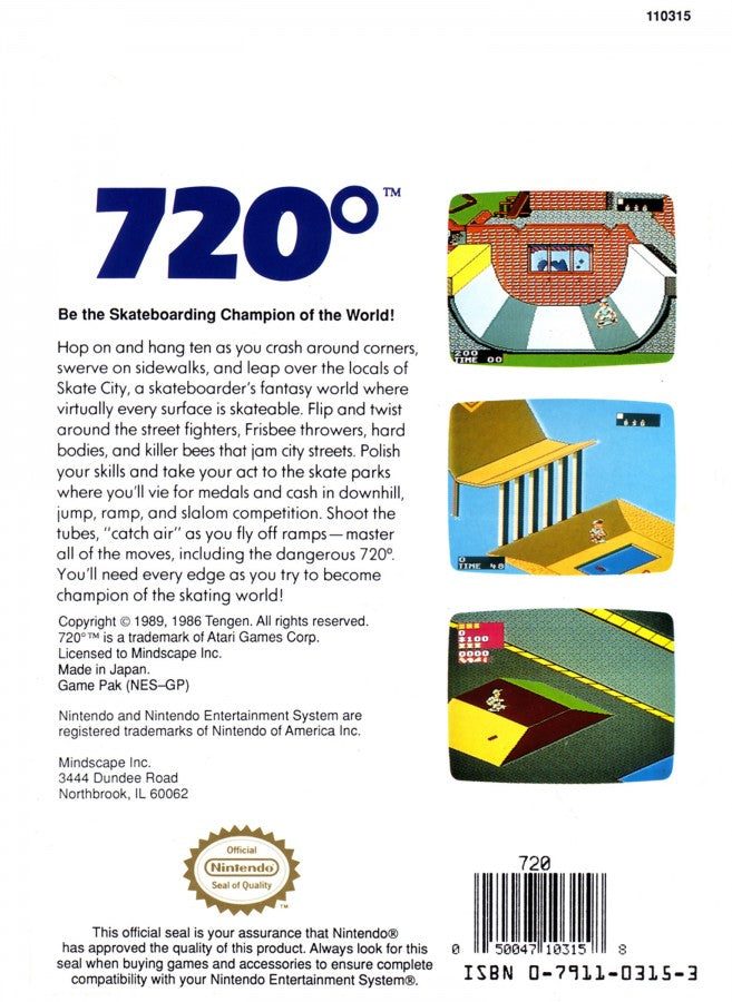 720  – Nintendo Entertainment System (NES)