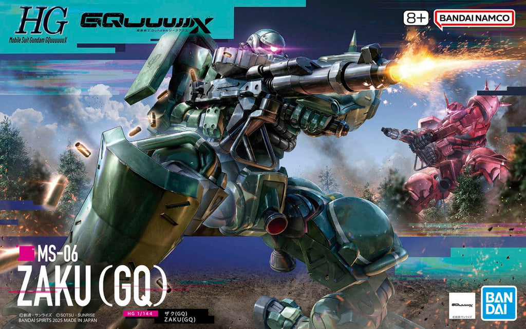 #10 Zaku (GQ) "Mobile Suit Gundam GQuuuuuuX", Bandai Hobby HG 1/144 (Gundam Model Kit)