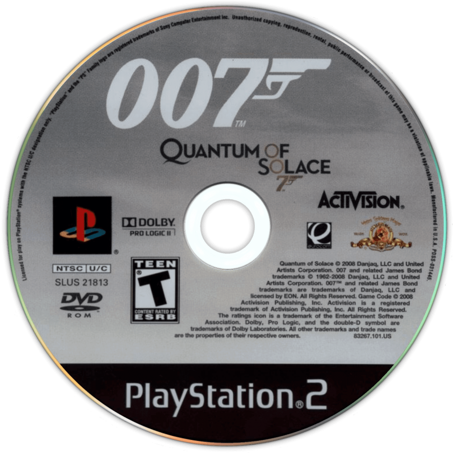 007: Quantum of Solace – PlayStation 2 (PS2)