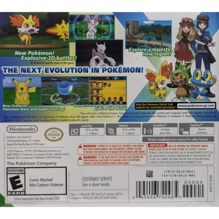 Pokemon: X [World Edition] – Nintendo 3DS (3DS)
