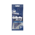 Gillette Blue2 Simple Razor Blades 5-Pack - Affordable Shaving Solution for Men and Women