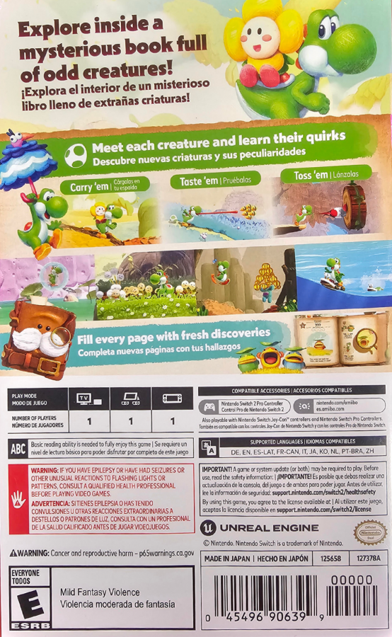 Yoshi And The Mysterious Book – Nintendo Switch 2 (NS2)
