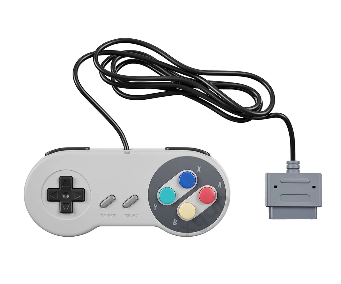 Wired Controller for Super Nintendo Entertainment System (SNES) – Super Nintendo Entertainment System Accessory (SNES)