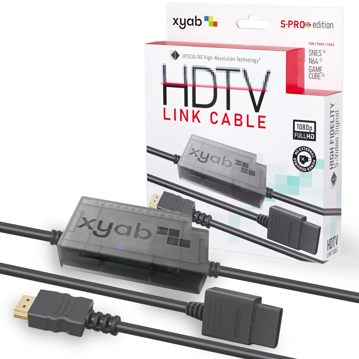SPRO HD Link Cable for N64/GC/SNES – Console Accessory