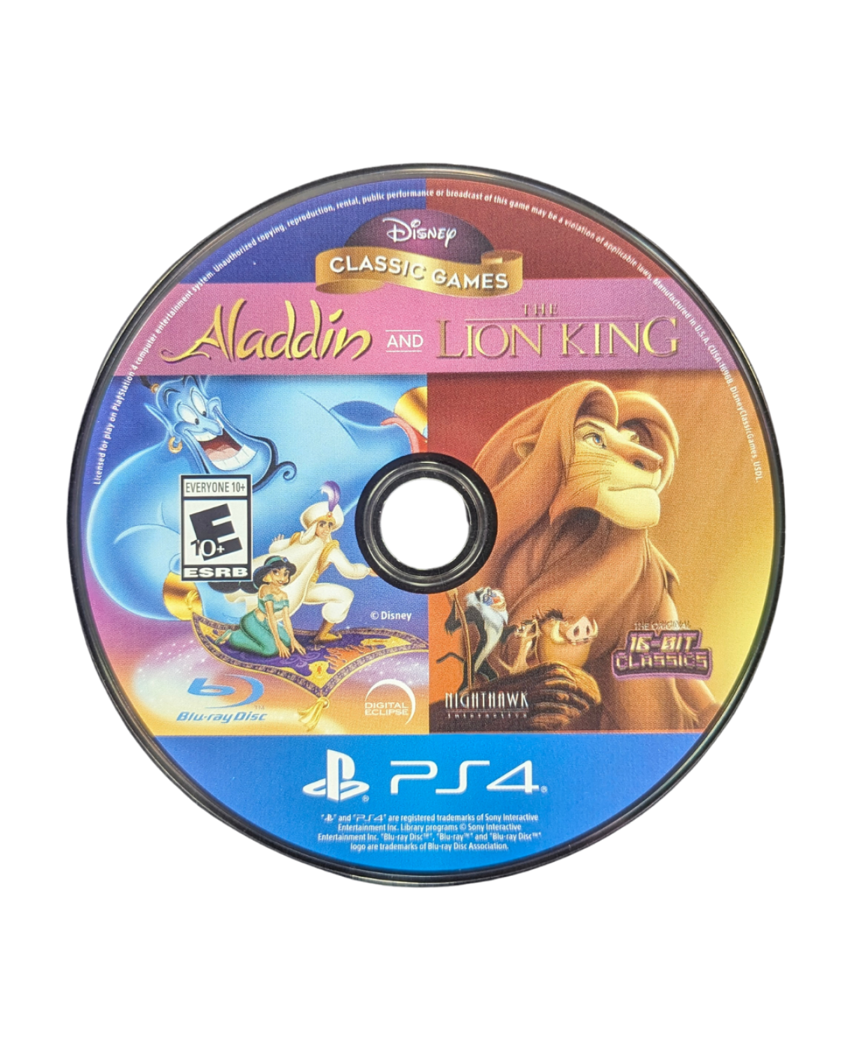 Disney Classic Games: Aladdin and The Lion King — PlayStation 4 (PS4)